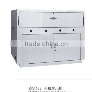 China manufacturer sell mobile phone display stand cabinet