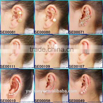 Gold Silver Plated Fake Septum Piercing Body Jewelry Hoop Nose Ring 2016 O 27 photo-5