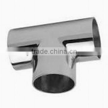 ANSI/ASME/ GB12459 Butt-Weld Stainless Steel Sanitary Equal Tee /Straight/ Coupling