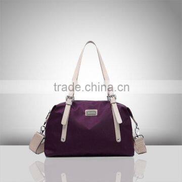 JL034-2015 ladies fashion designer waterproof nylon satchel bag hot sale