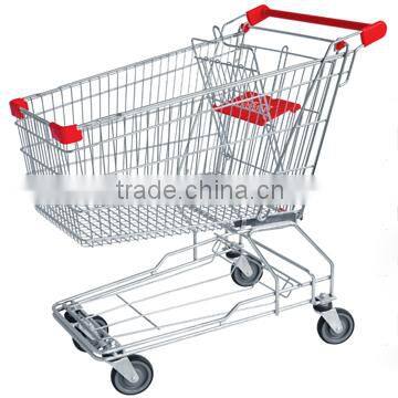 Trade Assurance Hot Selling Metal Grocery Cart, 4 Wheel Carts, Metal Cart Wheels photo-2