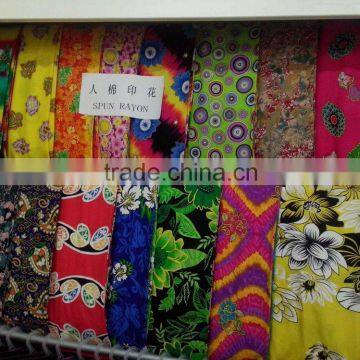 100% Reactive Print Rayon Fabric Women's Dress Viscose Fabric Price photo-6