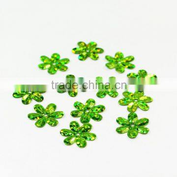 Bulk Green Color Flower Loose Sequin in 2014 New Design