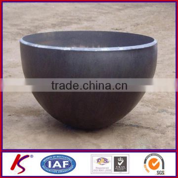 Hemispherical carbon steel pipe end cap