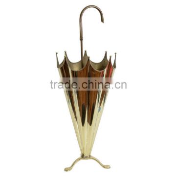 UMBRELLA STAND, BRASS UMBRELLA STAND, UMBRELLA SHAPE UMBRELLA STAND