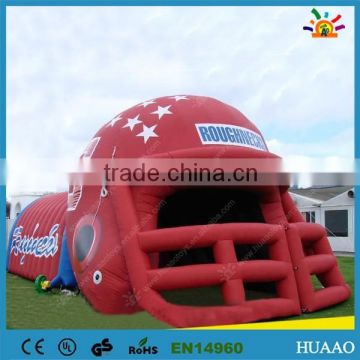 2015 inflatable football helmet tunnel