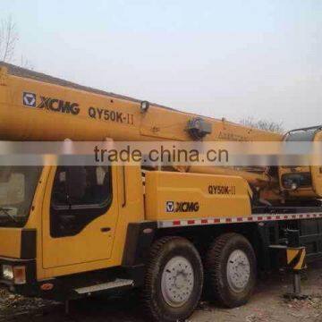 55 ton XCMG Used Crane Truck in Dubai/Truck Crane QY50K-III