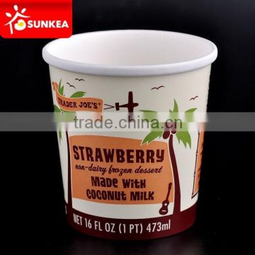 healthy ice cream paper cups ,Frozen yoghurt paper cup