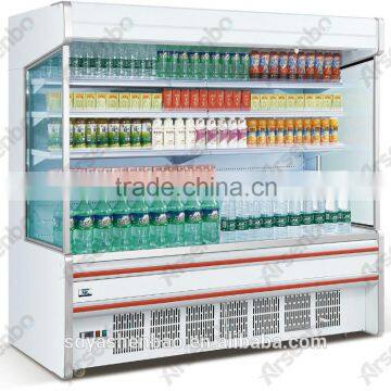 beverage display freezer/Open type supermarket display freezer/upright display freezer