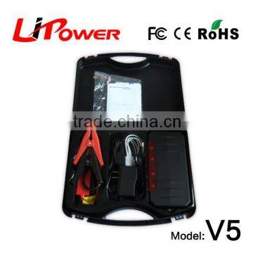 shenzhen factory offer 20000mAh 12v lithium battery automatic car battery charger with torch