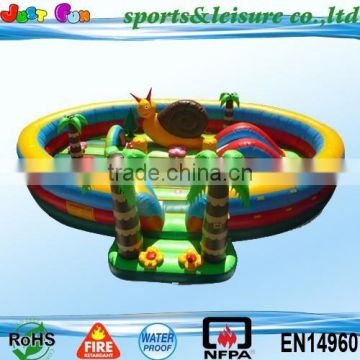 inflatable amusement park, inflatable fun city, fun city for kids