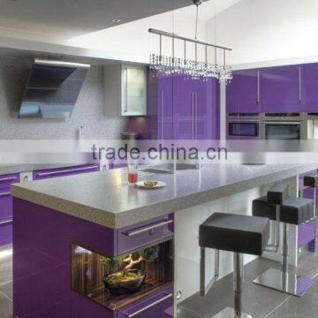 High gloss purple kitchen cabinet modern DJ-K243