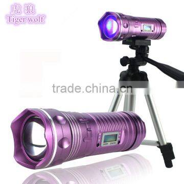 Rechargeable aluminum fishing light new design LED fishing lamp