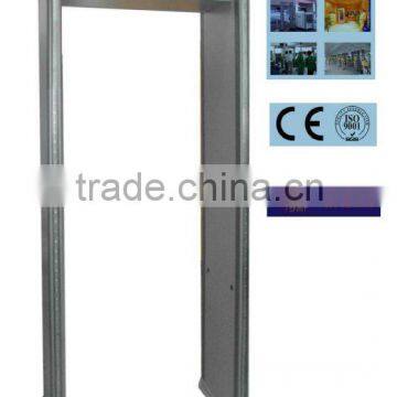 Security 24 zones walk through metal detector with LCD screen and remote controller