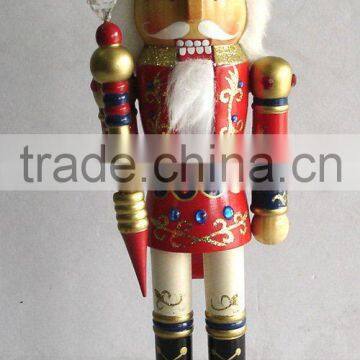 christmas wooden nutcracker, wooden toy soldier nutcracker