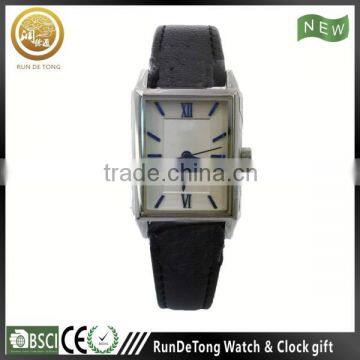 Rectangular stainless steel back watch case 316L for men