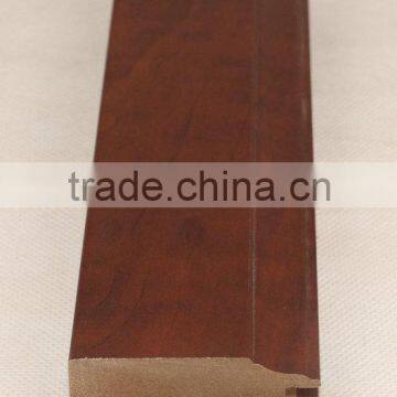 MDF moulding wrapped red PU paper