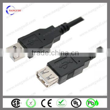 factory supply OEM USB A male to female USB2.0 cable