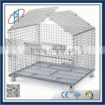 Wire Mesh Rolling Metal Storage Cage