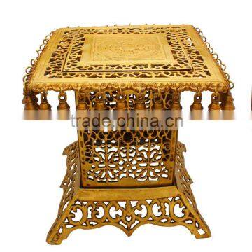 Brass Side Table 15"