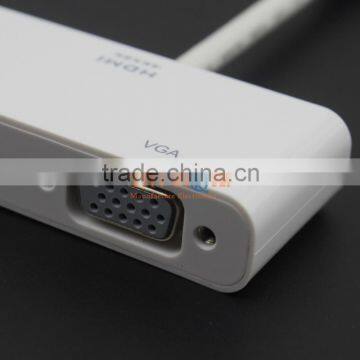 High Quality Mini DisplayPort DP to HDMI VGA Adapter Cable 1080P 4Kx2K For Macbook Mac Air Pro IMac Hotest photo-5
