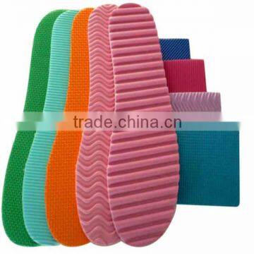 soft anti slip pattern texture shoe sole outsoles slippers durable EVA rubber foam sheet material