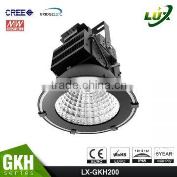 UL Approved #481383, Sports Lights, Copper Heat Pipe Design, Meanwell Driver, 5 Years Warranty, 200W LED Flood Light