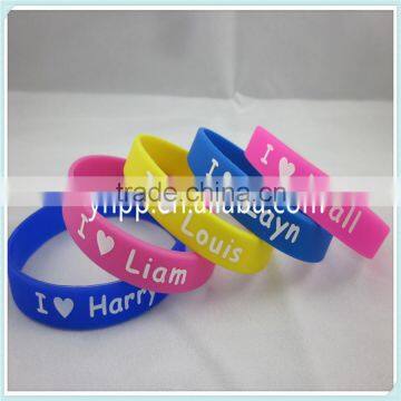 Printed Personalized Silicone Bracelet for Music Party