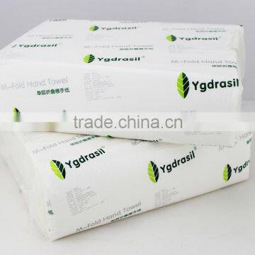 2016 OEM recycled paper hand towel and virgin pulp paper hand towel