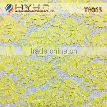 High Quality Nylon/Cotton Flower Lace Fabric For Women Garment T8065