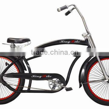 Hot selling colorful 26 beach cruiser bike bicycle long style bike for sale