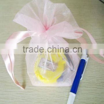 Organza Pouch with Flat Bottom