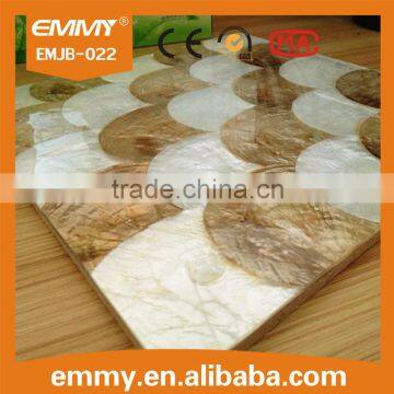 Gold Fan Capiz Shell Mosaic Tiles Capiz Mother of Pearl Oyster Manufacture photo-5