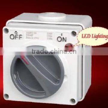 ip rating 66 250/500V 10-63A electrical industrial waterproof switch