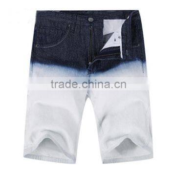 summer fashion china men korean type multi color denim straight jeans shorts half pants