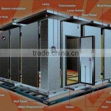 Ice storage freezer condensing unit and panel PU insulation