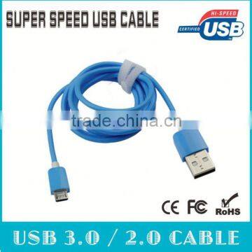 2014 New Design colorful 5 pin micro usb cable