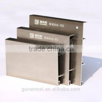 Aluminum kitchen plinth corner aluminum skirting