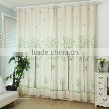 Double curtain rod cotton shower curtain living room curtain                        
                                                Quality Choice