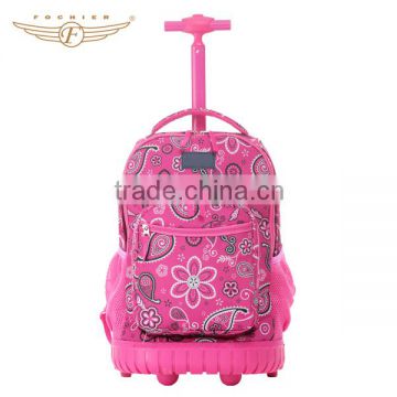 Wheeled images of school bag and backpack school