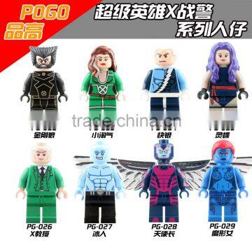 P022-029 X-man Rogue Wolverine individual Minifigures building block plastic block toys