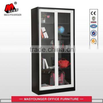 High Quality KD Structure Sliding Glass Door Filing Cabinet photo-4