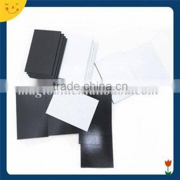 Custom size adhesive magnetic rubber sheet