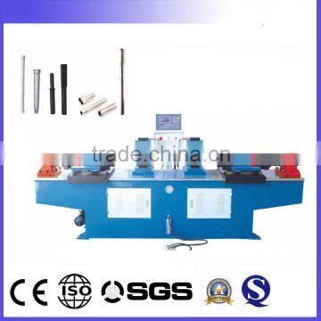 Double-head automatic hydraulic metal pipe and tube shrinking machine