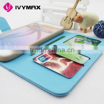 New Colorful Wallet Leather Phone Case for Samsung Galaxy s6 photo-3