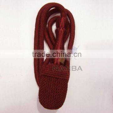 Officers Sword Knot In Silk Maroon