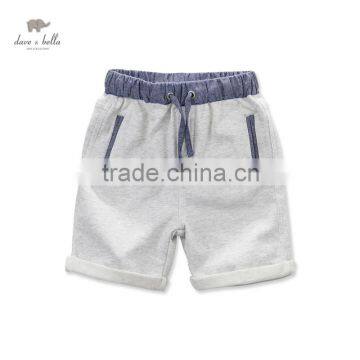 DK0287 dave bella summer baby boys cotton shorts boys short pants children trousers kids pants