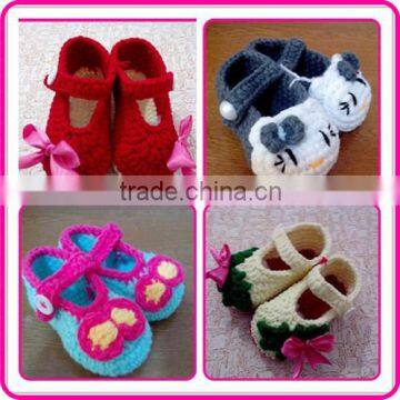 crochet cute handmade toddler shoes