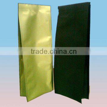 side gusset aluminum foil plastic coffee bags