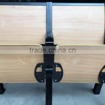 Cheap Attached Folding College School Student Desk and Chair HXFD002 photo-6